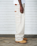 Off White Denim with Key Charm