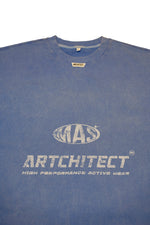 "Blue Print" T-Shirt vintage wash