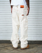 Off White Denim with Key Charm