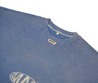 "Blue Print" T-Shirt vintage wash