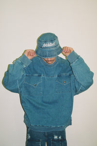 denim bucket hat 