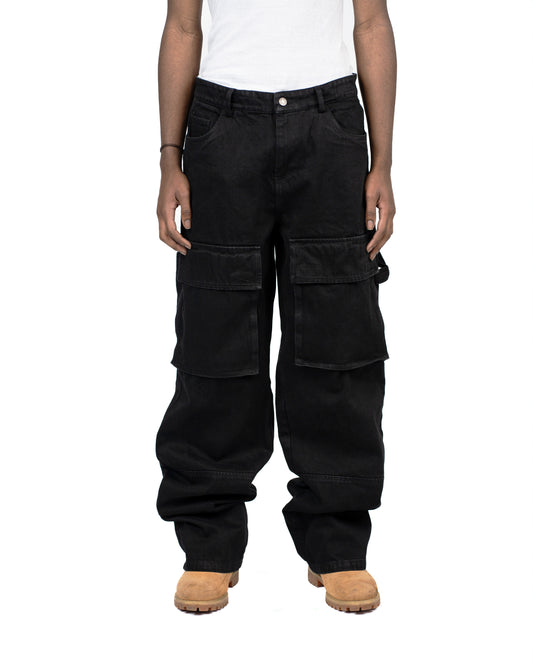 Anniversary Denim Cargos - Baggy