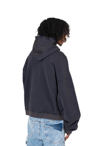 Distressed Hoodie / Blue