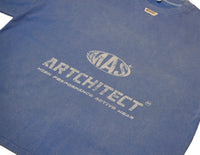 "Blue Print" T-Shirt vintage wash