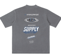 "Global" T-Shirt - Cement Grey