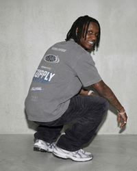 "Global" T-Shirt - Cement Grey