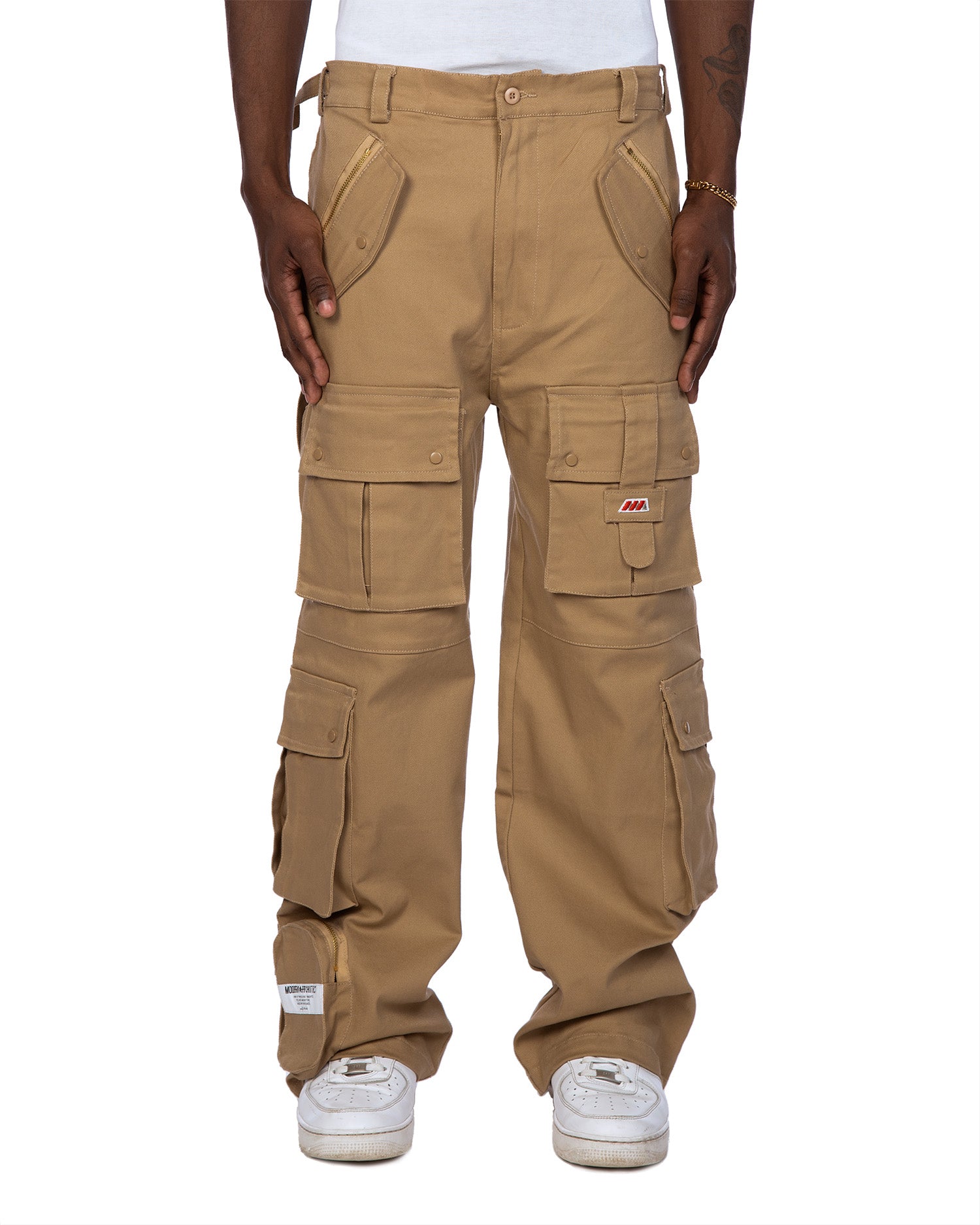 Streetwear Wide Leg Cargo Jeans