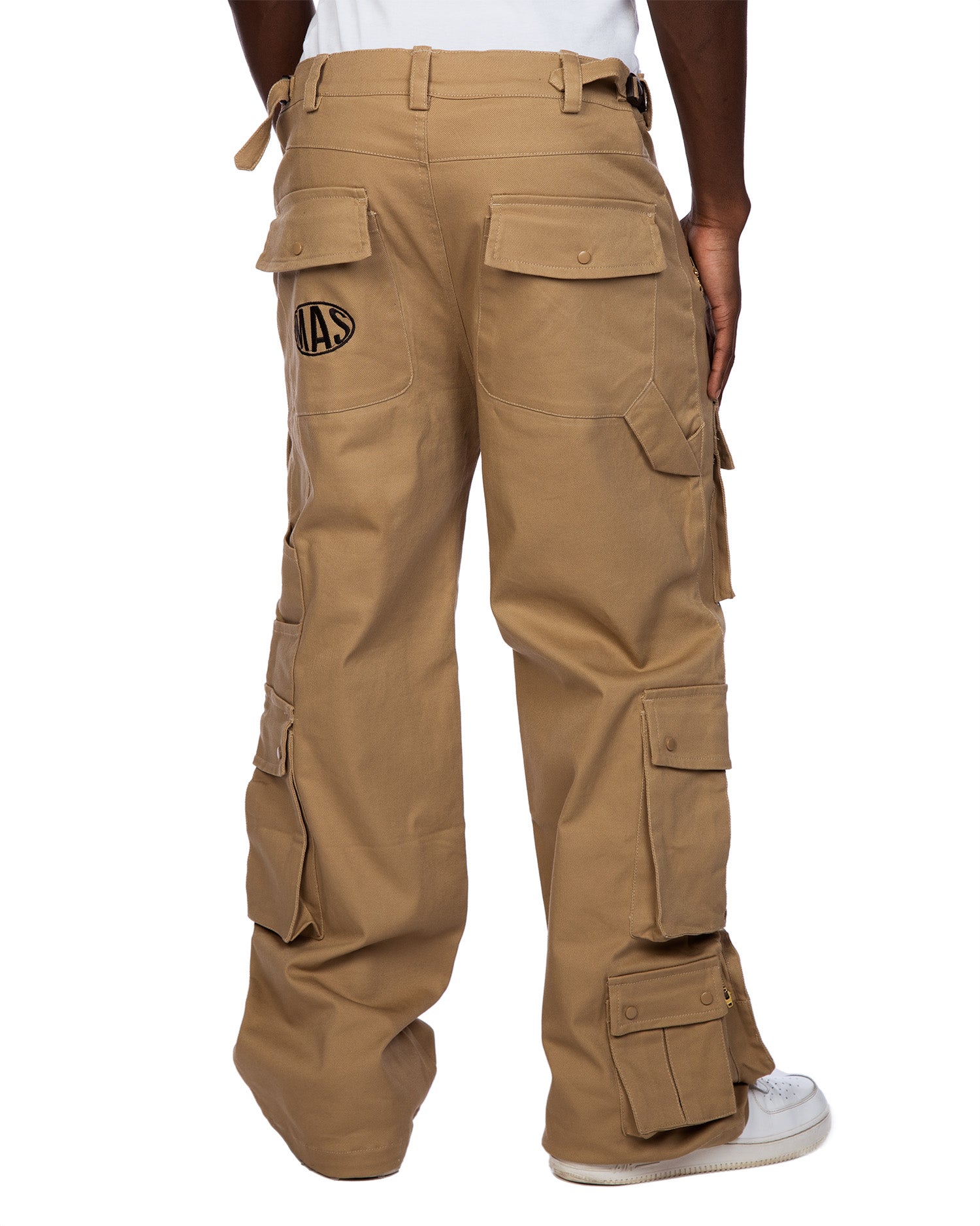 Wide Leg Cargo Pants Urban Streetwear Look