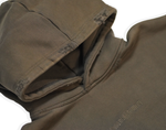 Distressed Hoodie / Olive
