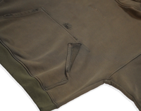 Distressed Hoodie / Olive